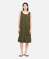 NYLON DRESS,DEEP OLIVE, small image number 2