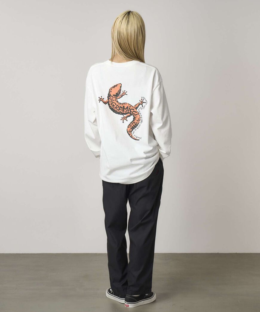 GECKO L/S TEE,WHITE, large image number 4