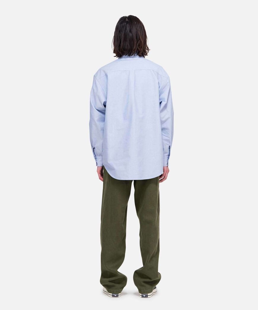 OXFORD STANCE SHIRT,SKY BLUE, large image number 4