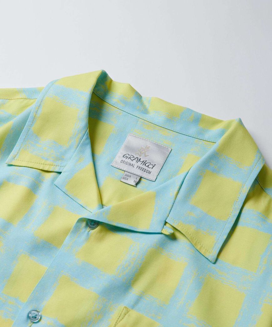 CHECKERD RAYON SHIRT,GLOW, large image number 7