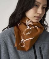 WESTERN CARABINER BANDANA,BROWN, small image number 1