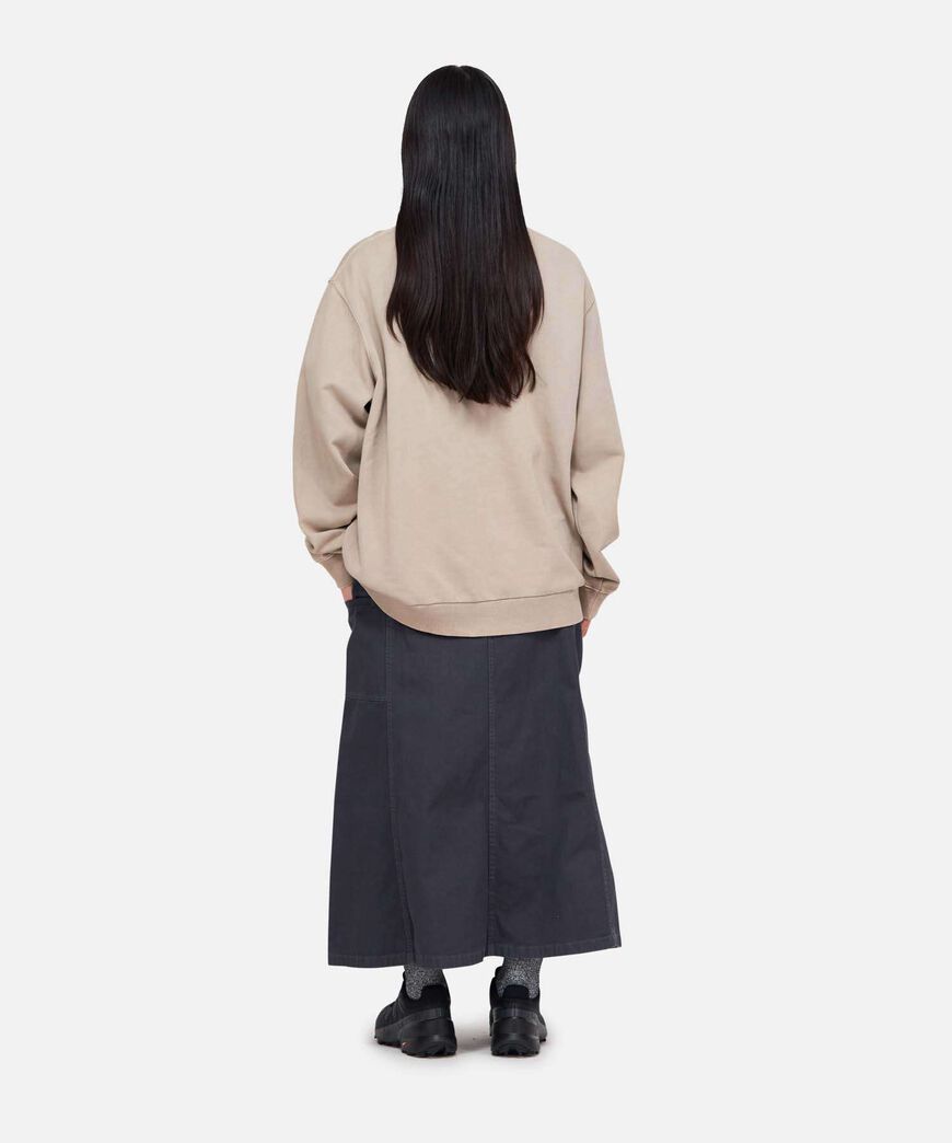 VOYAGER SKIRT,FOSSIL GREY PIGMENT, large image number 4