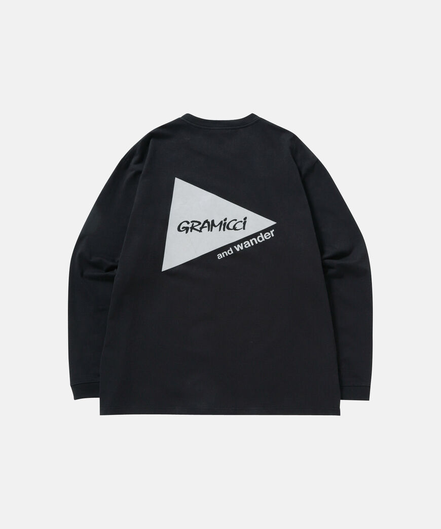 BACKPRINT L/S TEE,BLACK, large image number 1