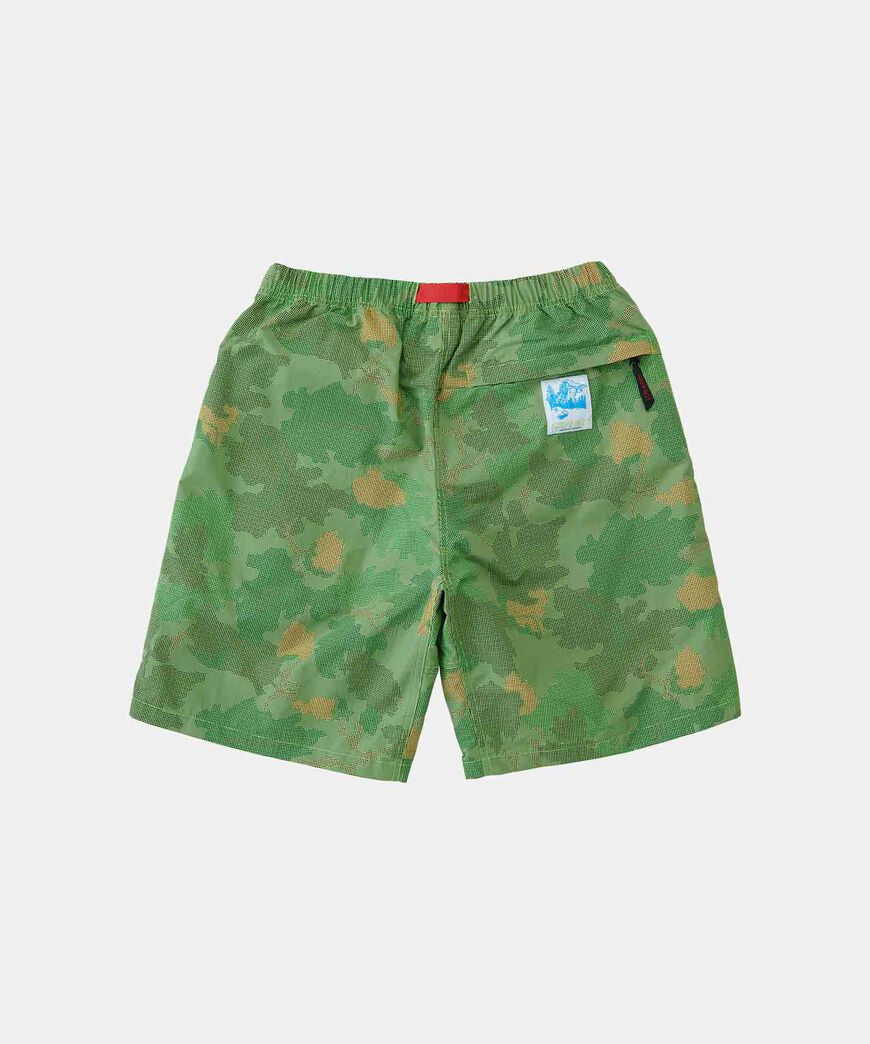 NYLON PACKABLE G-SHORT CAMO LEAF,CAMO LEAF, large image number 1