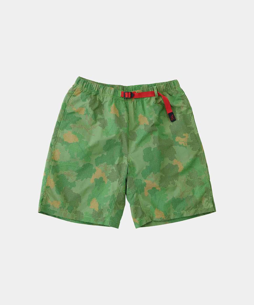 NYLON PACKABLE G-SHORT CAMO LEAF,CAMO LEAF, large image number 0