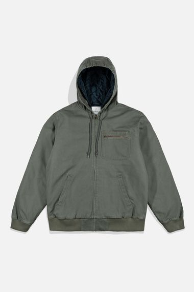 CANVAS WORK JACKET,OLIVE, medium