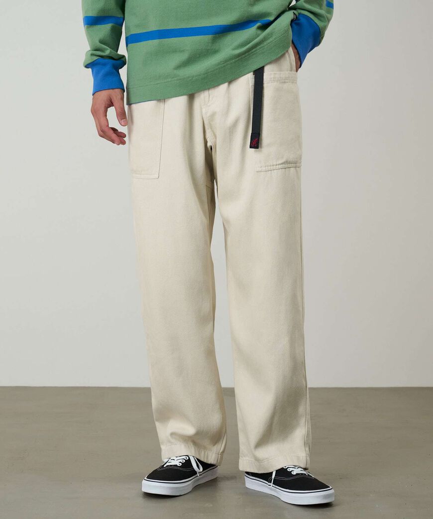 HEMP RELAXED PANT,NATURAL, large image number 2