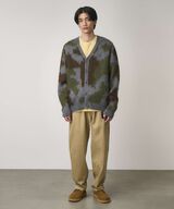 MOHAIR CARDIGAN,JUNGLE DIGI CAMO, small image number 1