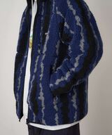 RIPPLE SHERPA JACKET,NAVY RIPPLE, small image number 5
