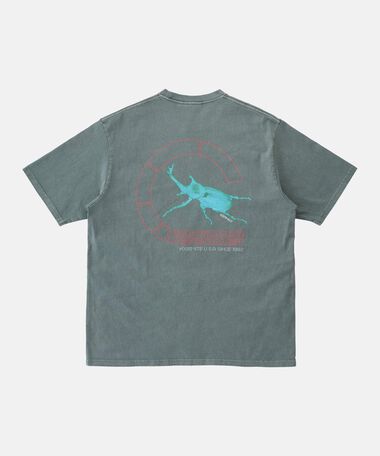 BEETLE TEE PIGMENT DYED,GREY PIGMENT, medium