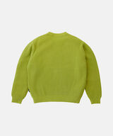 COTTON KNIT SWEATER,MIST GREEN, small image number 1