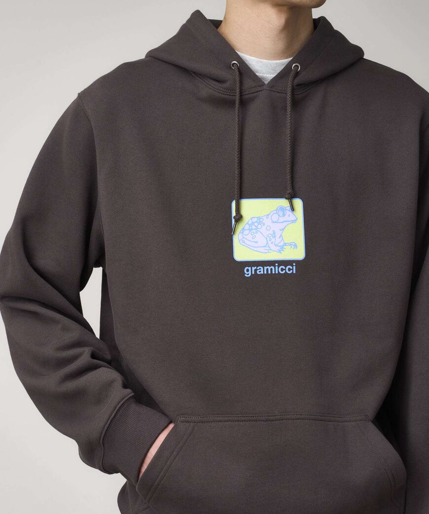 TOAD HOODED SWEATSHIRT,DEEP BROWN, large image number 2