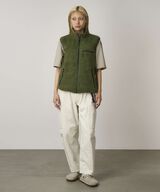 REVERSIBLE SHERPA VEST,OLIVE / DUSTY NAVY, small image number 2