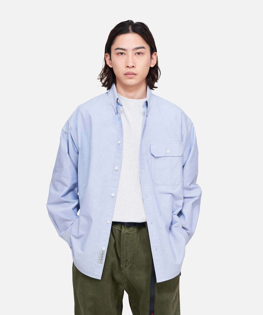 OXFORD STANCE SHIRT,SKY BLUE, large image number 7