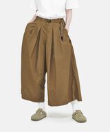 NYLON FLARE PANT,DEEP OLIVE, small image number 5