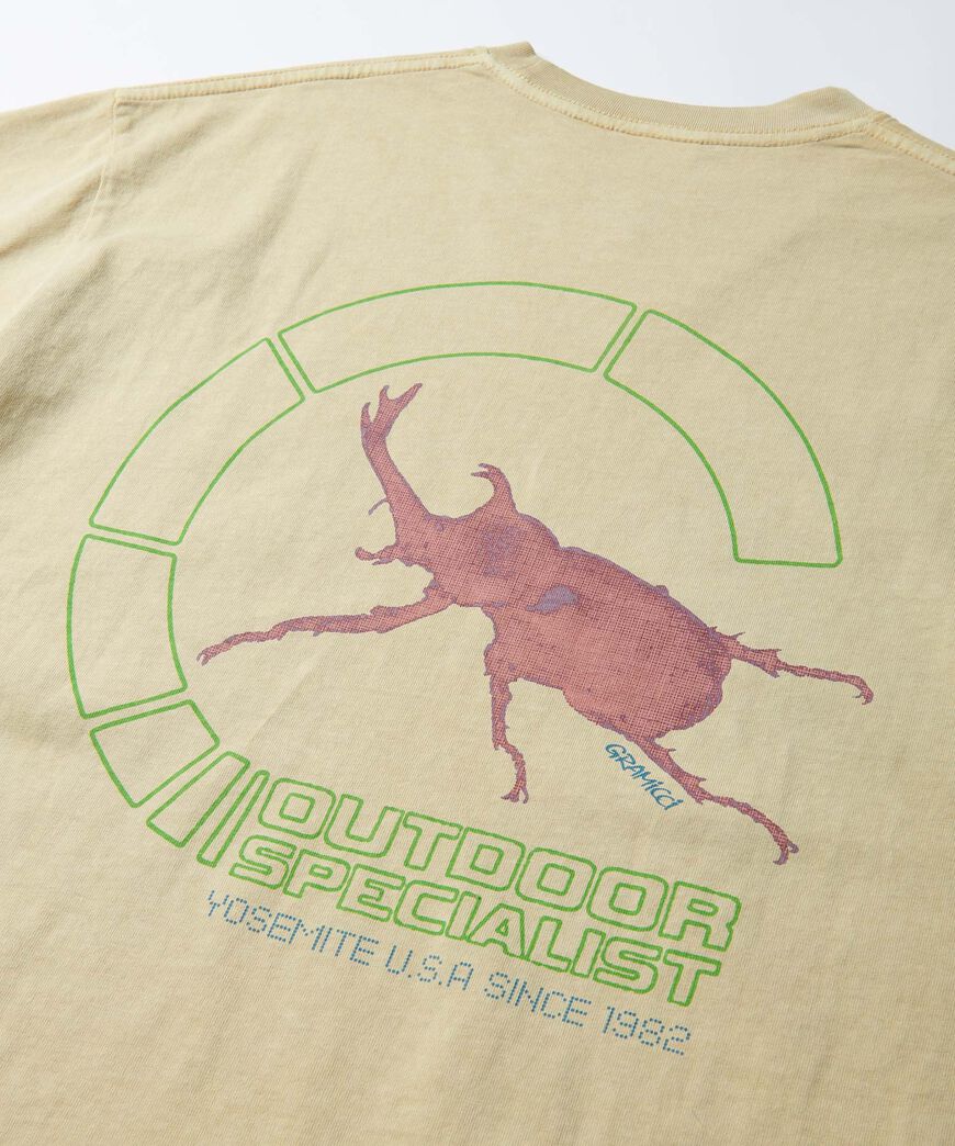 BEETLE TEE PIGMENT DYED,SILVER FERN PIGMENT, large image number 7