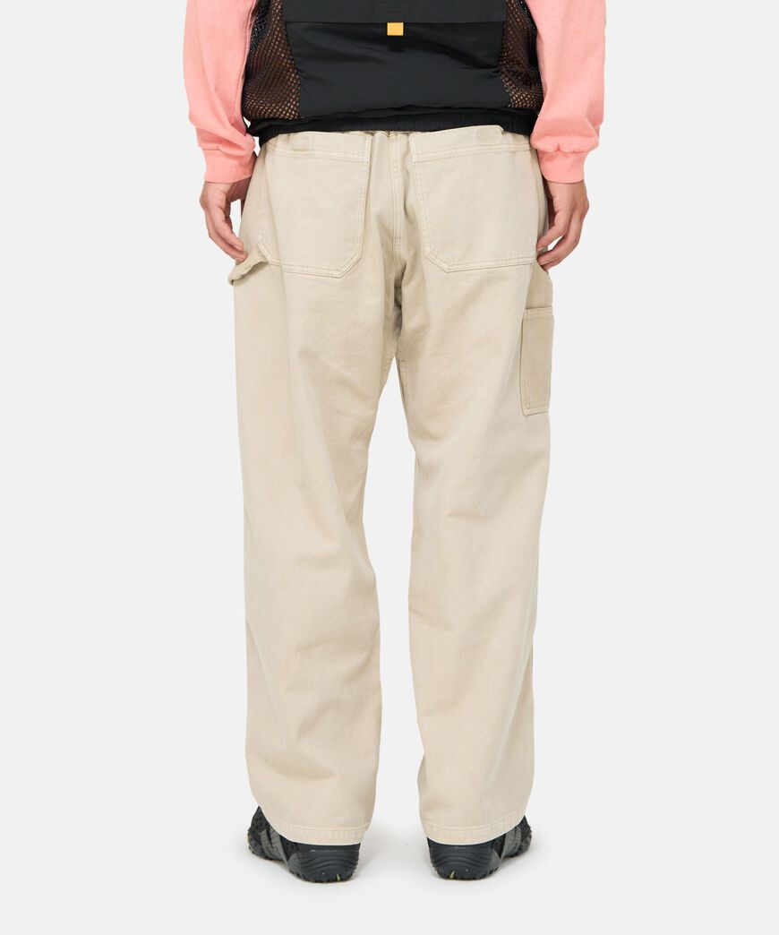 PIGMENT DENIM CARPENTER PANT,MUSTARD OLIVE, large image number 6