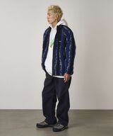 RIPPLE SHERPA JACKET,NAVY RIPPLE, small image number 3
