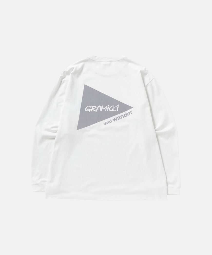 BACKPRINT L/S TEE,WHITE, large image number 1