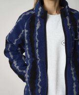 RIPPLE SHERPA JACKET,NAVY RIPPLE, small image number 9