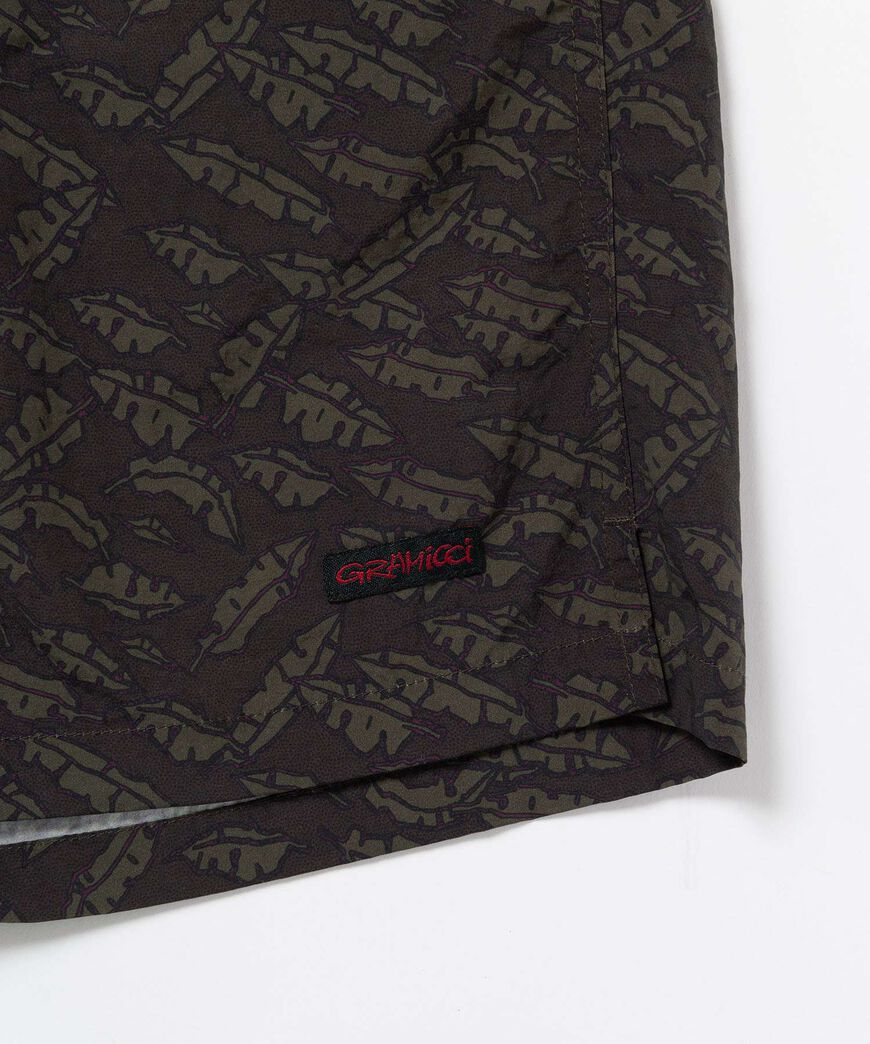 NYLON PACKABLE G-SHORT,OLIVE, large image number 4