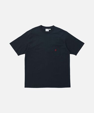 ONE POINT TEE,VINTAGE BLACK, medium